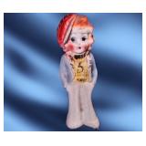 1930s–40s Chalkware Carnival Prize Flapper Girl