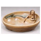 Wheel-Thrown Mermaid Trinket Dish – 7"