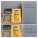 ProjectCalc Classic Construction Calculator & Good Cooking Hardcover Cookbook Lot