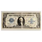 Rare "Short Snorter" - 1923 Horse Blanket Silver Certificate