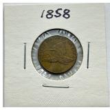 1858 - Flying Eagle Cent