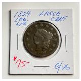 1829 - Large Cent