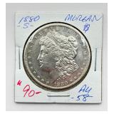 1880 S - Morgan Silver Dollar