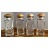 Vintage Honey Bottles - Set of 4