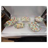 Set of Temp-Tations Floral Embroidery Ceramic Bakeware