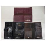 3 Vintage Leather Checkbook/Wallets