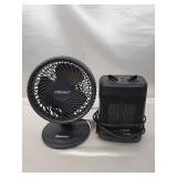 Holmes Personal Oscillating Fan w/ Aikoper Personal Space Heater