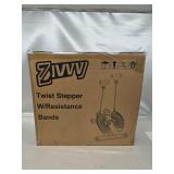New in Box Ziwwvy Silent 300Lb Mini Stepper Machine w/ Resistance Bands