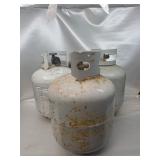 3 Propane Tanks