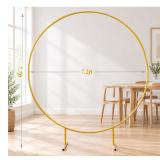 7.2ft Metal Round Balloon Arch Kit Stand Frame for Wedding Birthday Party Decor