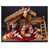 Vintage Italian Fontanini/Depose Nativity Set w/Marked Italy Manger & Gloria Angel – Potterville