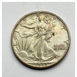 1942 - Walking Liberty - Silver Half Dollar