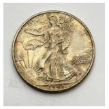 1943 - Walking Liberty - Silver Half Dollar