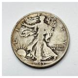 1943 D - Walking Liberty - Silver Half Dollar