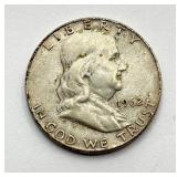 1962 - Silver Franklin Half Dollar