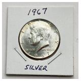 1967 - 40% Silver Kennedy Half Dollar - BU