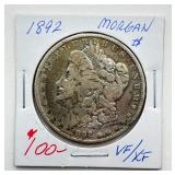 1892 - Morgan Silver Dollar