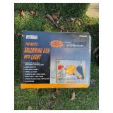 Chicago Electric 180-Watt Soldering Gun with Light, Tips, Solder & Carrying Case – Howard City