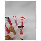 Collection of 15 Vintage Pez Dispensers