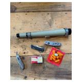 Focal 10X-30X Zoom Telescope with Remington .22 Box, Pocket Knives & Ear Plugs – Howard City
