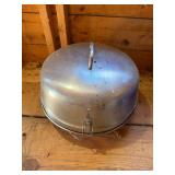 Vintage Metal Charcoal Grill with Domed Lid & Carry Handle -Portable Tabletop Style – Howard City