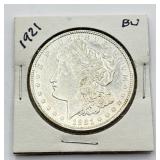 BU 1921 - Morgan Silver Dollar