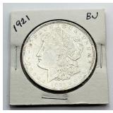 1921 - Morgan Silver Dollar - BU