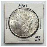 1921 - Morgan Silver Dollar - MS63 (2 of 2)