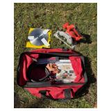 Milwaukee 18V Circular Saw No. 6310-20, Irwin 10" Blade & Red Tool Bag with Accessories – Howard