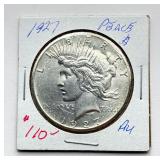 1927 - Peace Silver Dollar