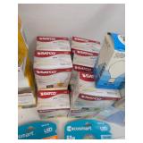 Large Collection of Various Types of Lightbulbs