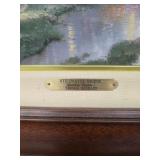 Vintage Framed "Stillwater Bridge" Art Reproduction by Thomas Kinkade