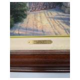 Vintage Framed "The Open Gate" Art Reproduction by Thomas Kinkade