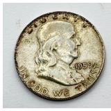 1959 - Silver Franklin Half Dollar