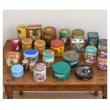 Collection of Vintage Tins