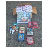 NEW Holiday Items - Small Gift Bags, Holiday Cards, Ornament Hooks and Decorative Snow Sheets