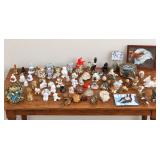 Large Collection of Vintage Ceramic and Porcelain Figurines, Bells, Small Sculptures and More