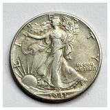 1941 - Walking Liberty - Silver Half Dollar (3 of 3)