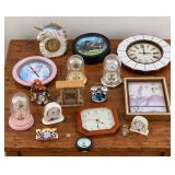 Collection of Vintage Clocks