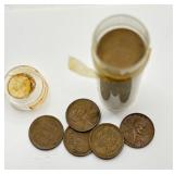 1945 S - Full Date Roll - Lincoln Wheat Cents