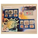 1986 - Uncirculated Mint Set and Stamps