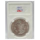 1897 - Morgan Silver Dollar - MS63