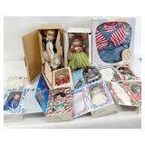 7 Very Small Dolls, 2 Small Dolls, 1 NIB Outfit, NIB Doll Shoes - Marie Osmond