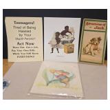3 Vintage Posters and Vintage Adventures of Jack Booklet