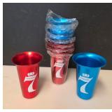 8 (New) Seagrams Aluminum Cups
