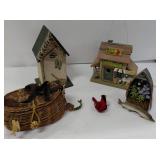 Fishing Decor - Birdhouses, Basket, Decor
