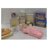 Precious Moments Figurines - Lot 2/3 - Garden Plaque, Doll