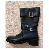 Classic Harley Davidson Emely 83594 Black Leather Mid-Calf Women Size 8 BRAND NEW PAIR