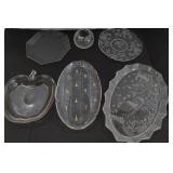 Glass Collection - Platters, Apple Shaped Pie Plate, Votive, Plate