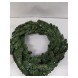 Bethlehem Lights (QVC) Berry Light Wreath - NIB, Multicolored Lights, Battery Operated with Timer